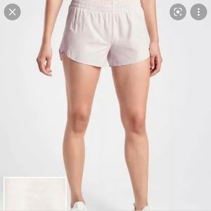 Athleta printed hustle 3” shorts